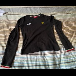 PUMA FERRARI Long Sleeve Shirt Womens